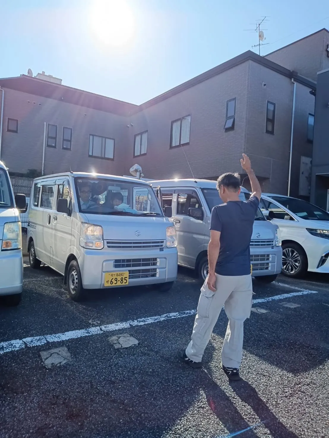 10月度車両点検及び安全朝礼