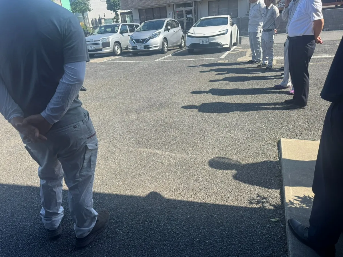 6月度車両点検 及び安全朝礼