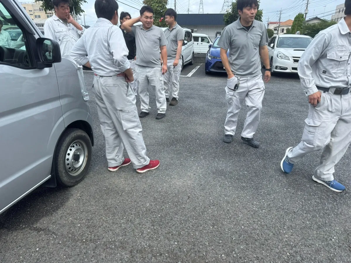 7月度車両点検 及び安全朝礼