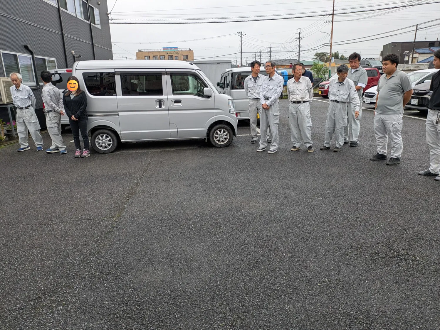 10月度車両点検 及び安全朝礼